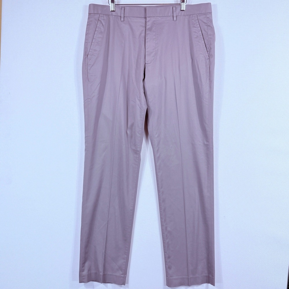 Bonobos Chino Pants Mens 36x32 Grey Slim Fit Stretch Preppy Classic NEW Read